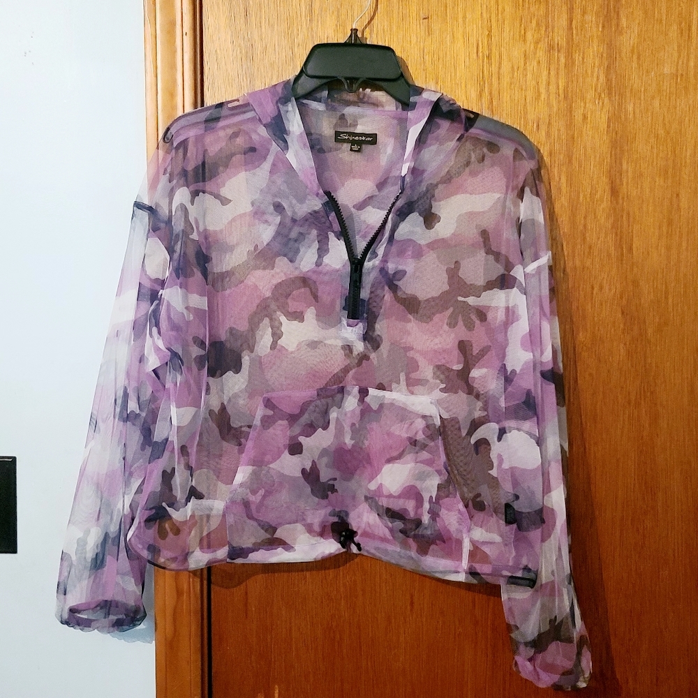 Sheer hoodie